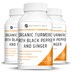 Nature's Help Organic Turmeric with Black Pepper and Ginger 3 Pack