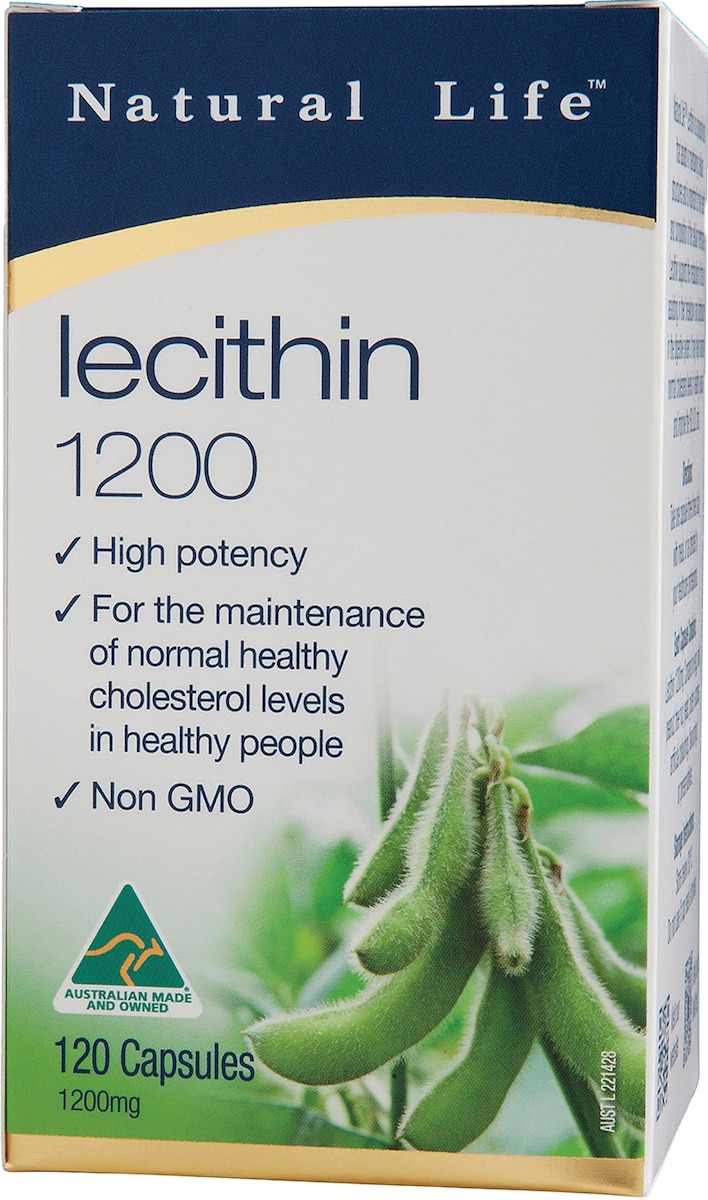 Natural Life Lecithin 1200mg 120 Capsules