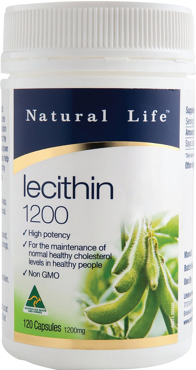 Natural Life Lecithin 1200mg 120 Capsules