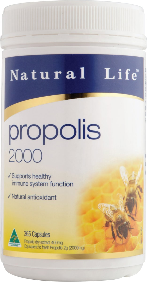 Natural Life Propolis 2000mg 365 Capsules