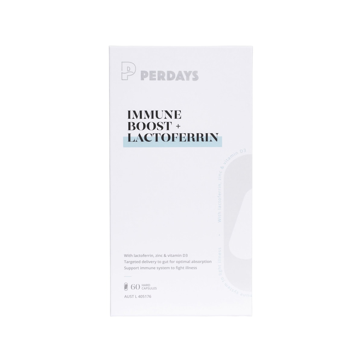 Perdays Immune Boost + Lactoferrin 60 Capsules