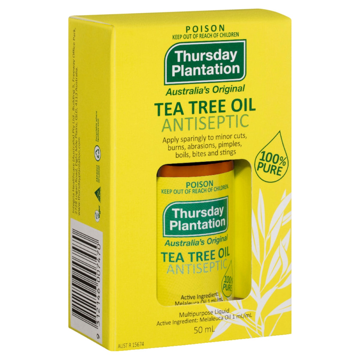 Thursday Plantation 100% Pure Tea Tree Oil 50ml