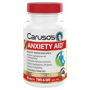Carusos Anxiety Aid 30 Tablets