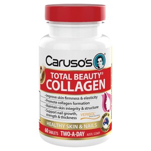 Carusos Total Beauty Collagen 60 Tablets