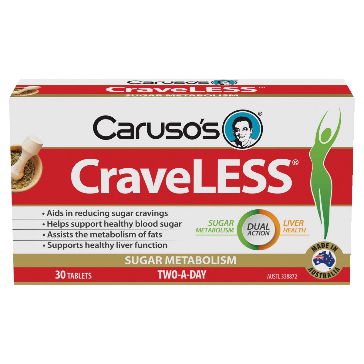 Carusos CraveLESS 30 Tablets Australia