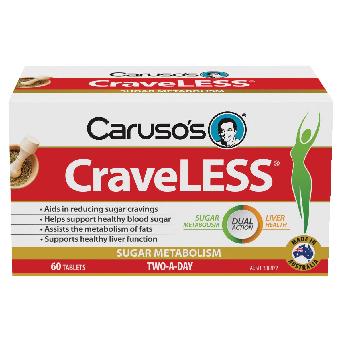 Carusos CraveLESS 60 Tablets