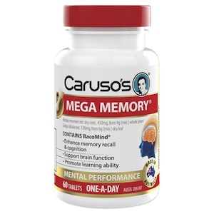 Carusos Mega Memory 60 Tablets