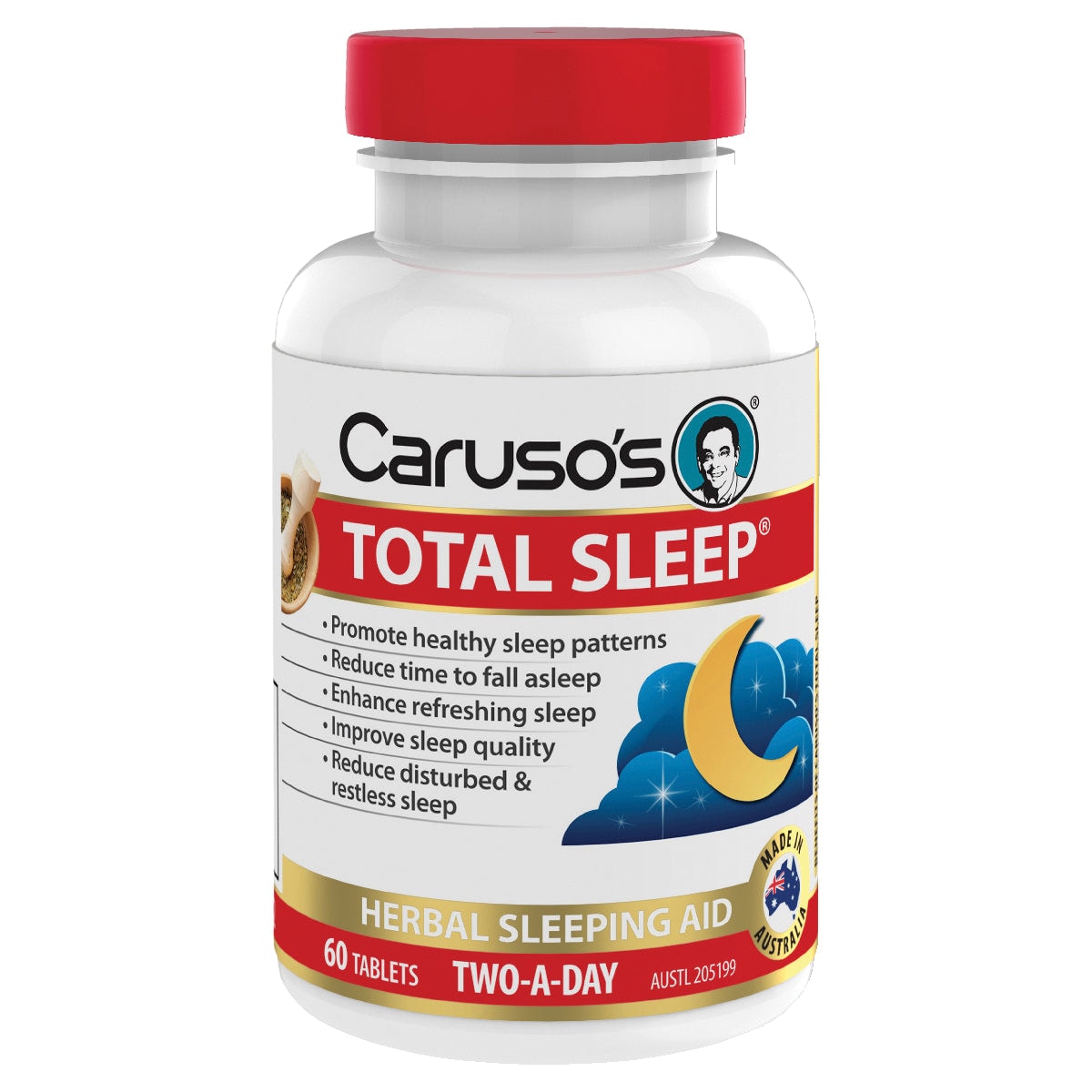 Carusos Total Sleep 60 Tablets | Healthylife Australia