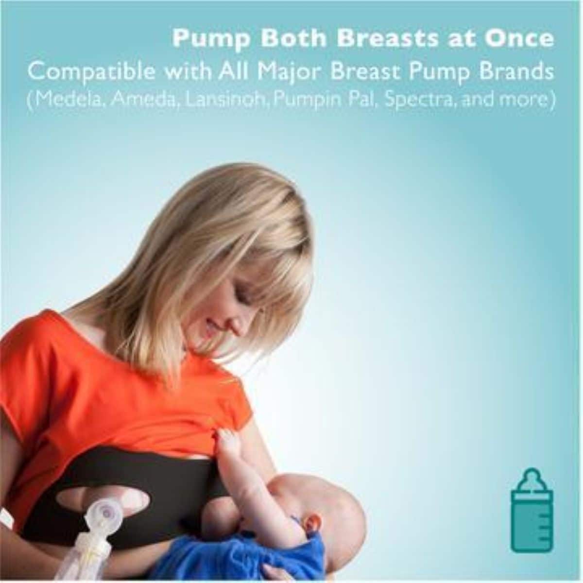  Pump Strap Hands-Free Pumping Bra, Breast Pump Bra
