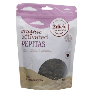 2die4 Organic Activated Vegan Pepitas 250g