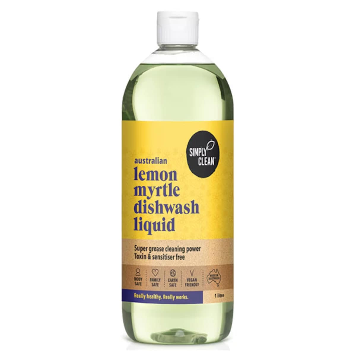 Simply Clean Lemon Myrtle Dishwash Liquid 1L