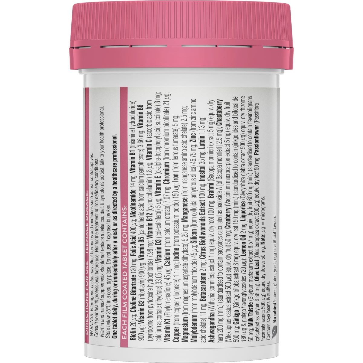 Swisse Ultivite Teenage Women Multivitanin 60 Tablets
