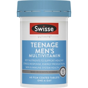 Swisse Ultivite Teenage Men Multivitamin 60 Tablets
