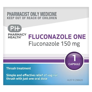 Pharmacy Health Fluconazole One 150mg 1 Capsule