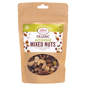 2Die4 Live Foods Organic Activated Mixed Nuts with Fresh Whey 120g