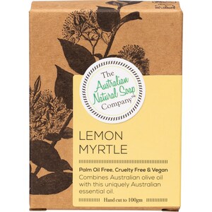 The Aust. Natural Soap Co Soap Bar Lemon Myrtle 100G