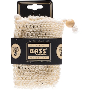 Bass Body Care Sisal Soap Holder Pouch With Drawstring Firm