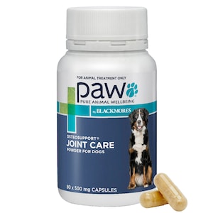 PAWS by Blackmores Osteosupport For Dogs 80 Capsules