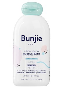 Bunjie Baby Hide & Squeak Bubble Bath 300ml