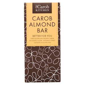 The Carob Kitchen Carob Almond Bar 80g