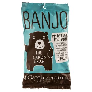 The Carob Kitchen Banjo Bear Milk 8 x 120g