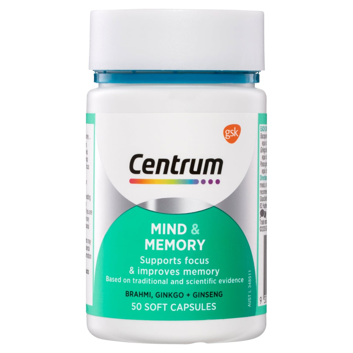 Centrum Mind & Memory 50 Capsules