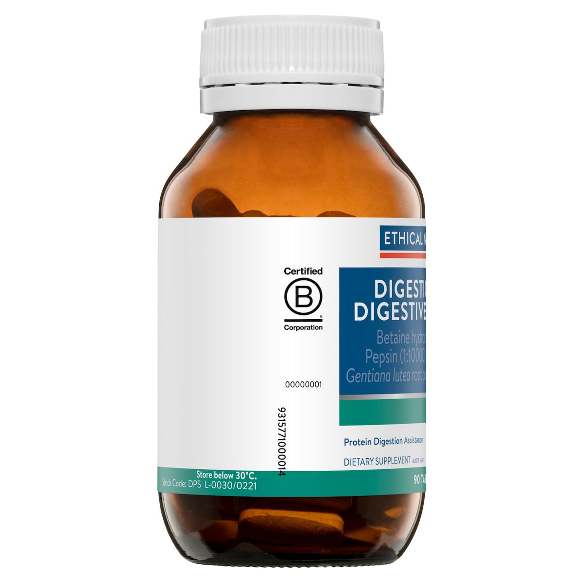 Ethical Nutrients Digestion Plus 90Tabs