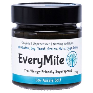 Everyorganics Everymite Allergy-Friendly Superspread Low Aussie Salt 240G