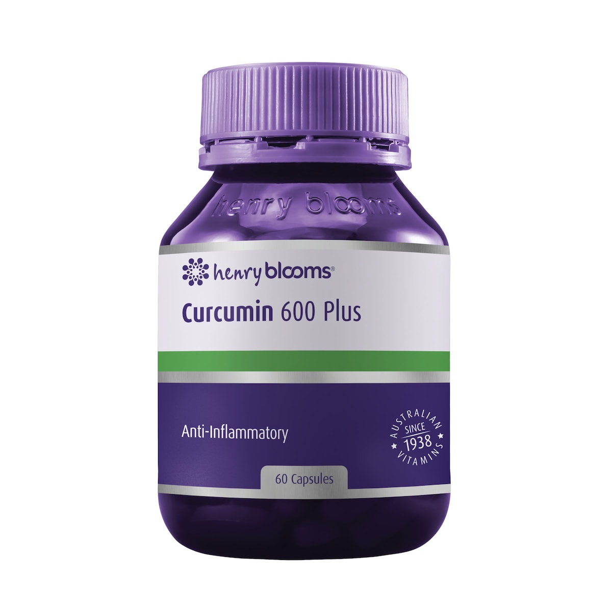 Henry Blooms Curcumin 600 Plus 60 capsules