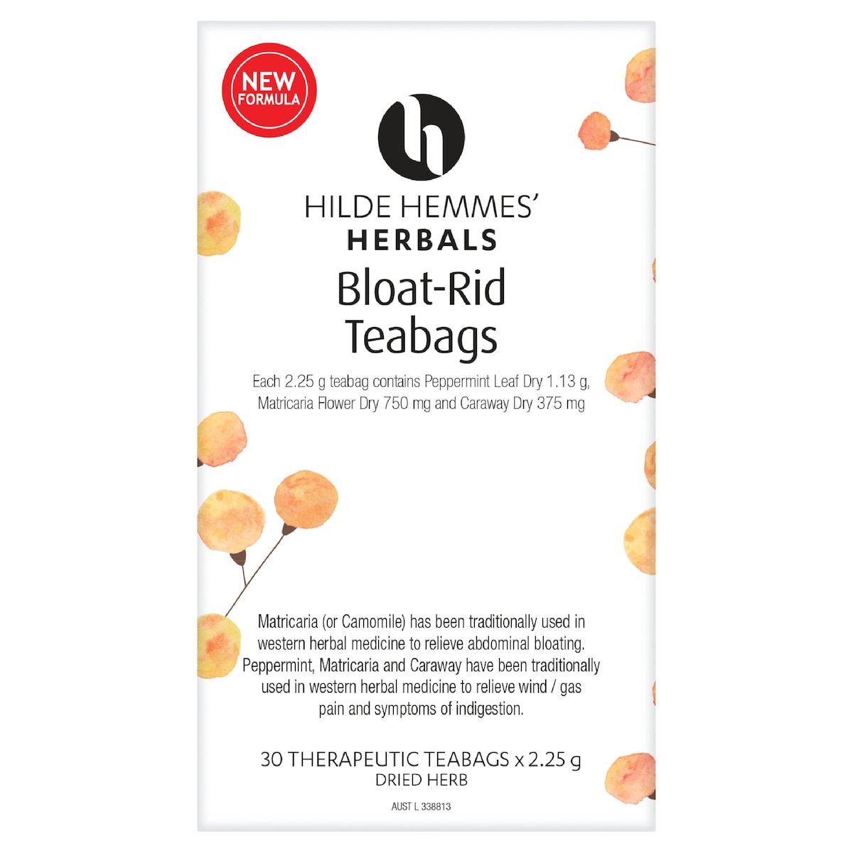 Hilde Hemmes Herbal's Bloat Rid 30 Tea Bags