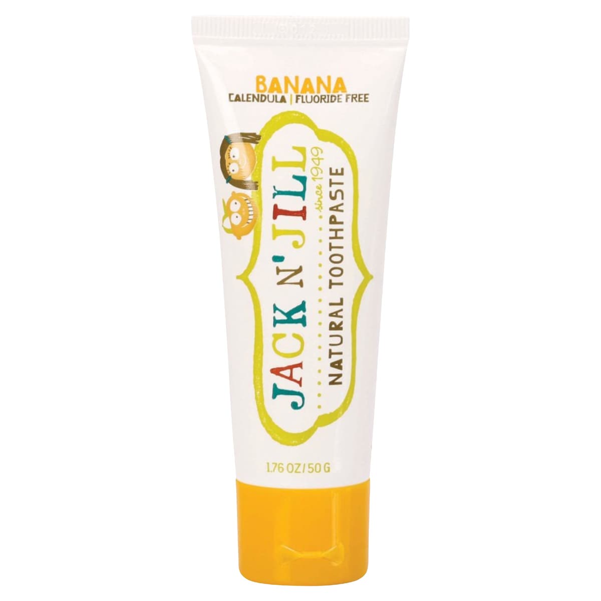 Jack N' Jill Fluoride Free Childrens Toothpaste Banana 50g