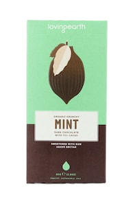 Loving Earth Crunchy Mint Dark Chocolate 80g