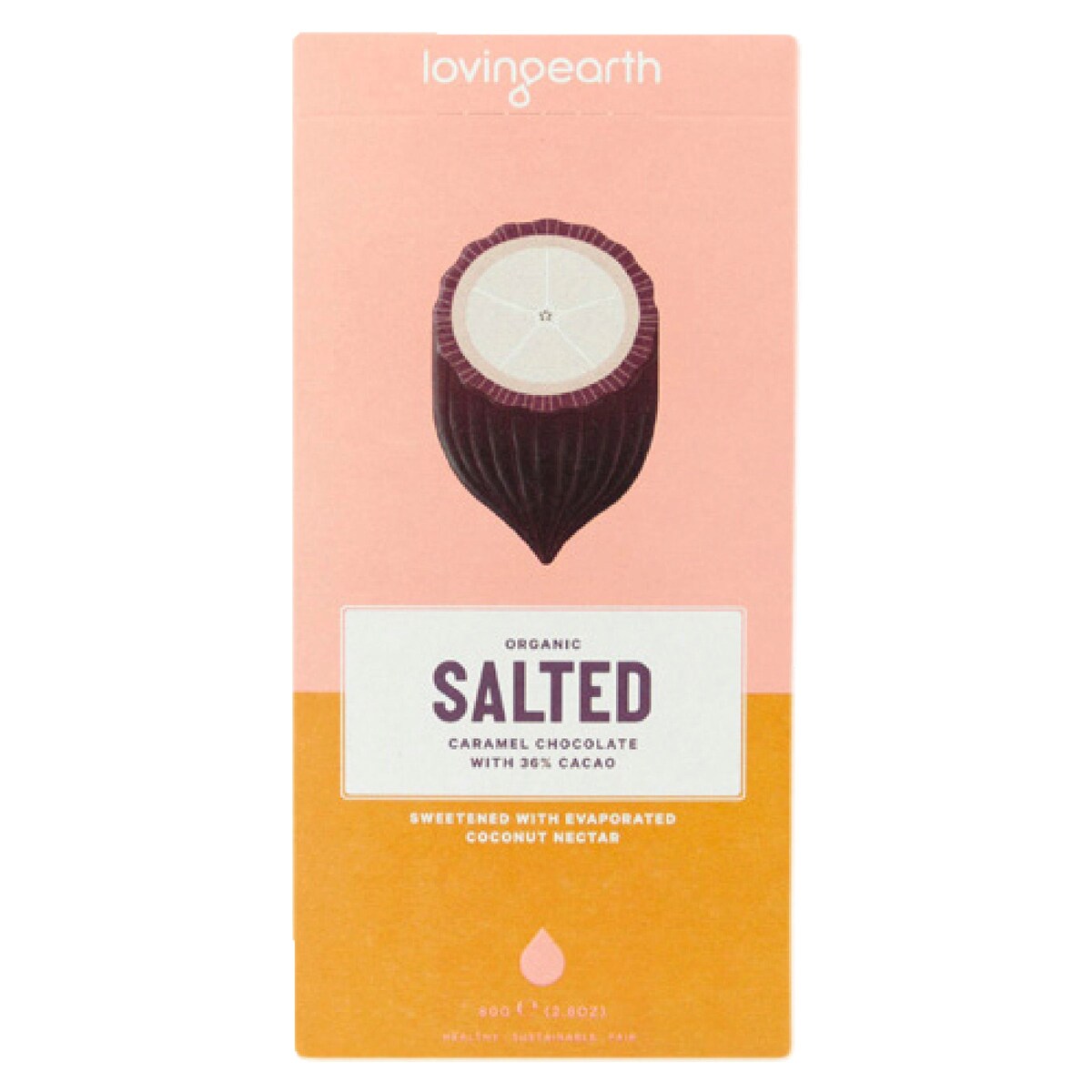 Loving Earth Salted Caramel Chocolate 80g