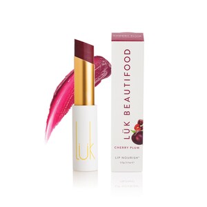 Luk Beautifood Lip Nourish Natural Lipstick Cherry Plum 3g
