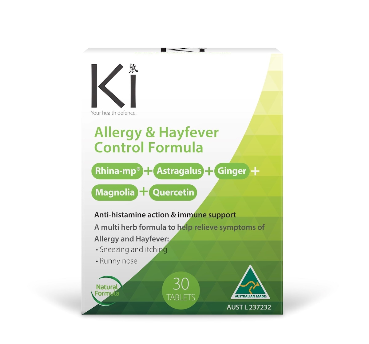 Ki Allergy & Hayfever Control Formula 30 Tablets