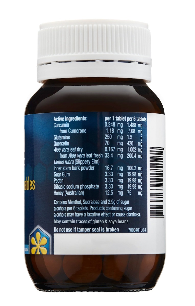 Nutrition Care Gut Relief With Honey 60 Chewable Tablets