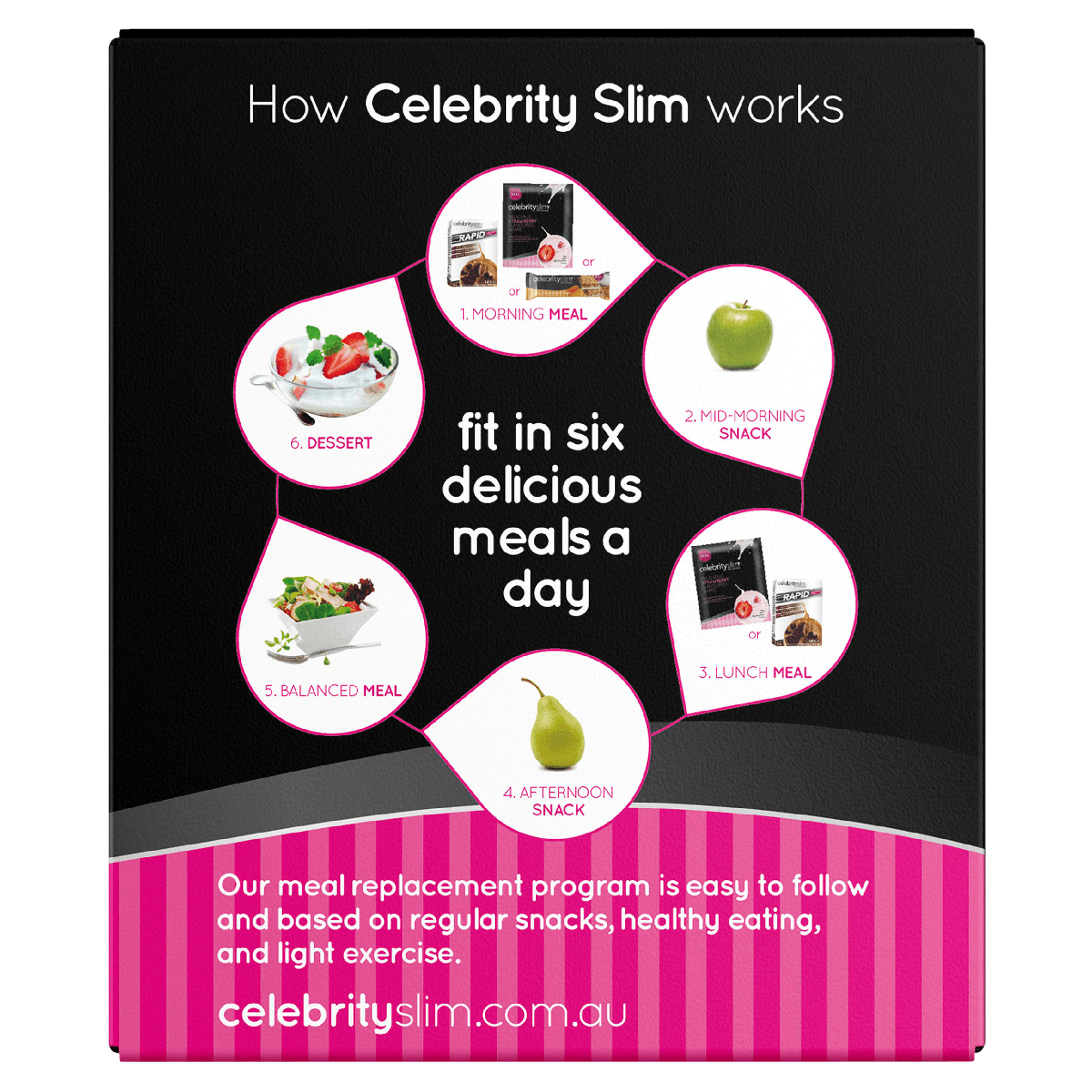 Celebrity Slim 7 Day Assorted Pack Meal Replacement Shakes 14 x 55g