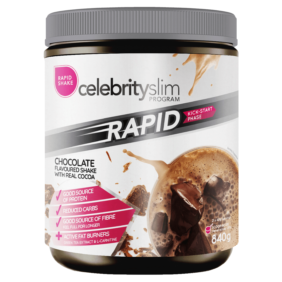 Celebrity Slim Rapid Chocolate Shake 840g