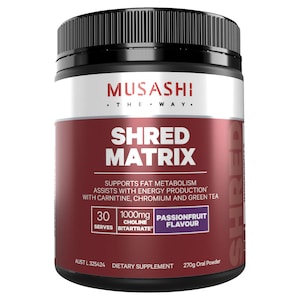 Musashi Shred Matrix Passionfruit 270g