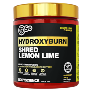 BSc Body Science HydroxyBurn Shred Lemon Lime 300g
