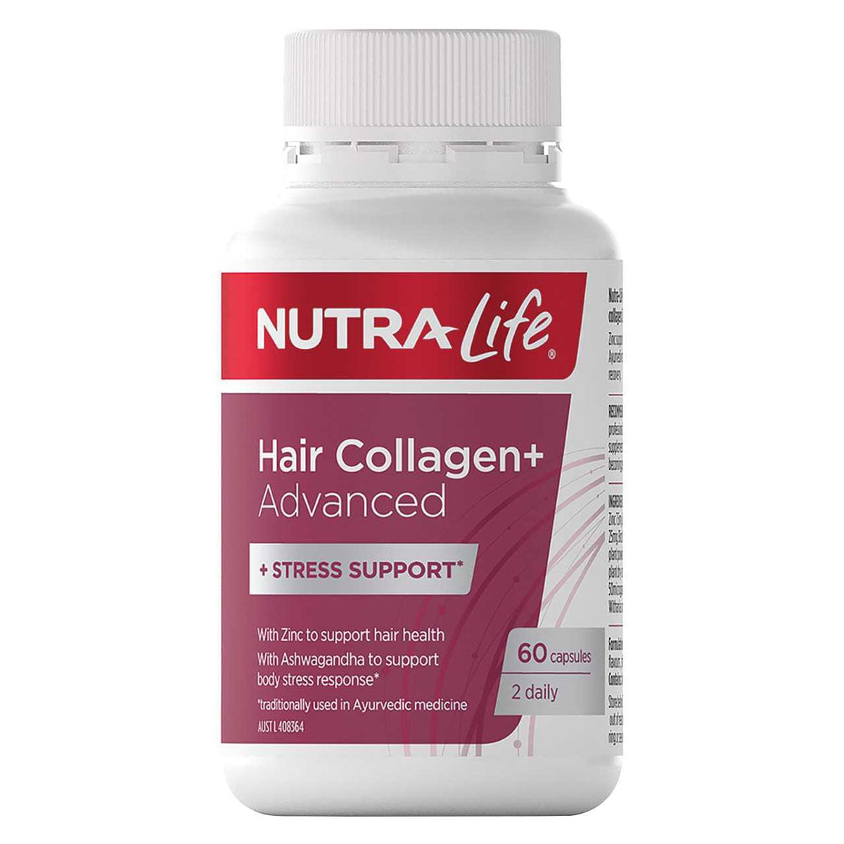 Nutra-Life Hair Collagen+ Advanced 60 Capsules | Healthylife Australia