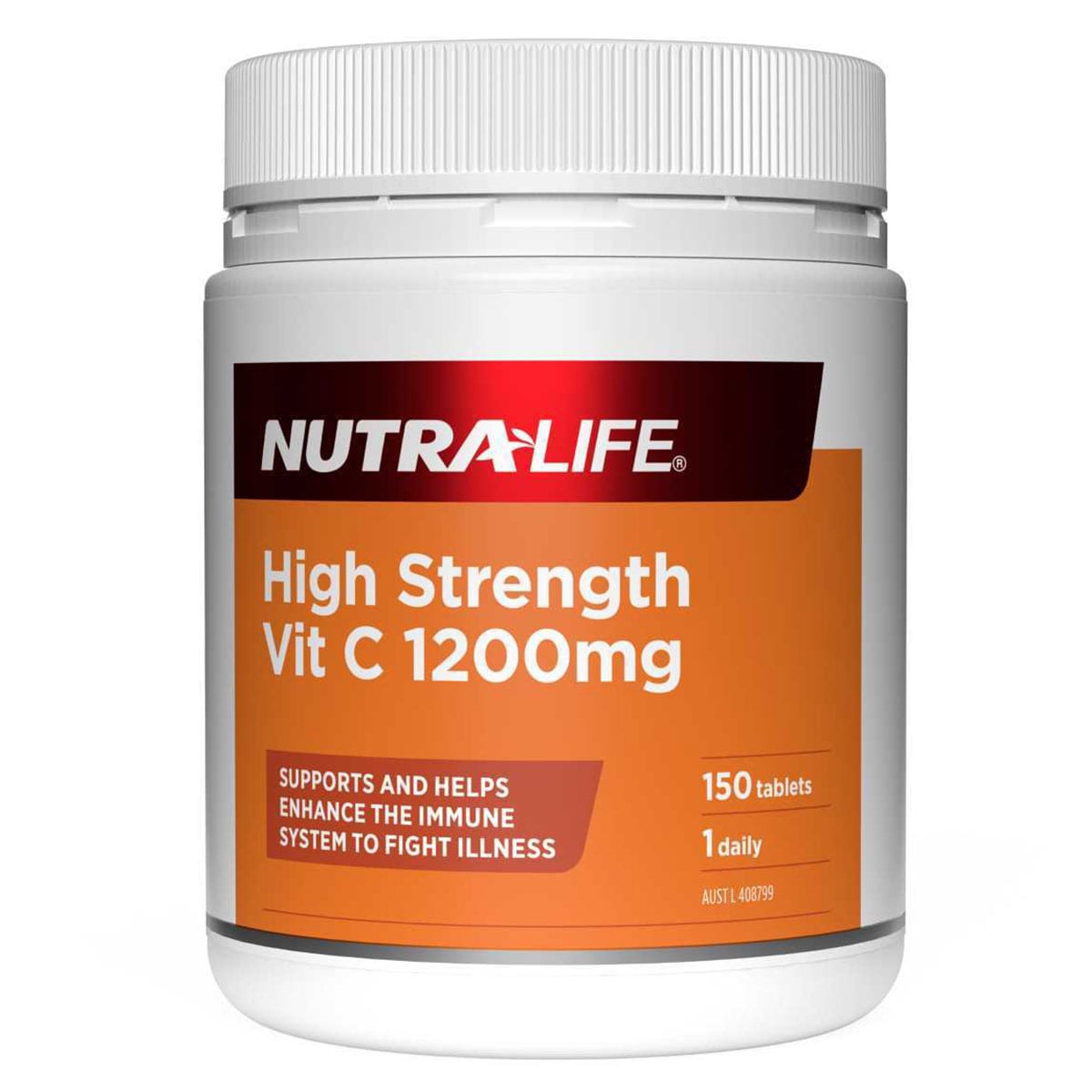 Nutra-Life High Strength Vitamin C 1200Mg 150 Tablets Australia