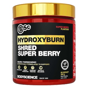 BSc Body Science HydroxyBurn Shred Super Berry 300g
