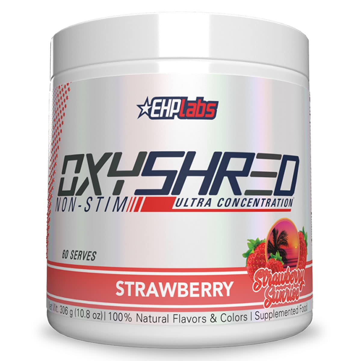 EHPlabs OxyShred NonStim Strawberry Sunrise 306g