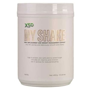 X50 Meal Replacement & Weight Management Support Vanilla 490g