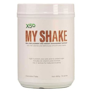 X50 Meal Replacement & Weight Management Support Chocolate Flake 490g