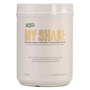 X50 Meal Replacement & Weight Management Support Banana Smoothie 490g