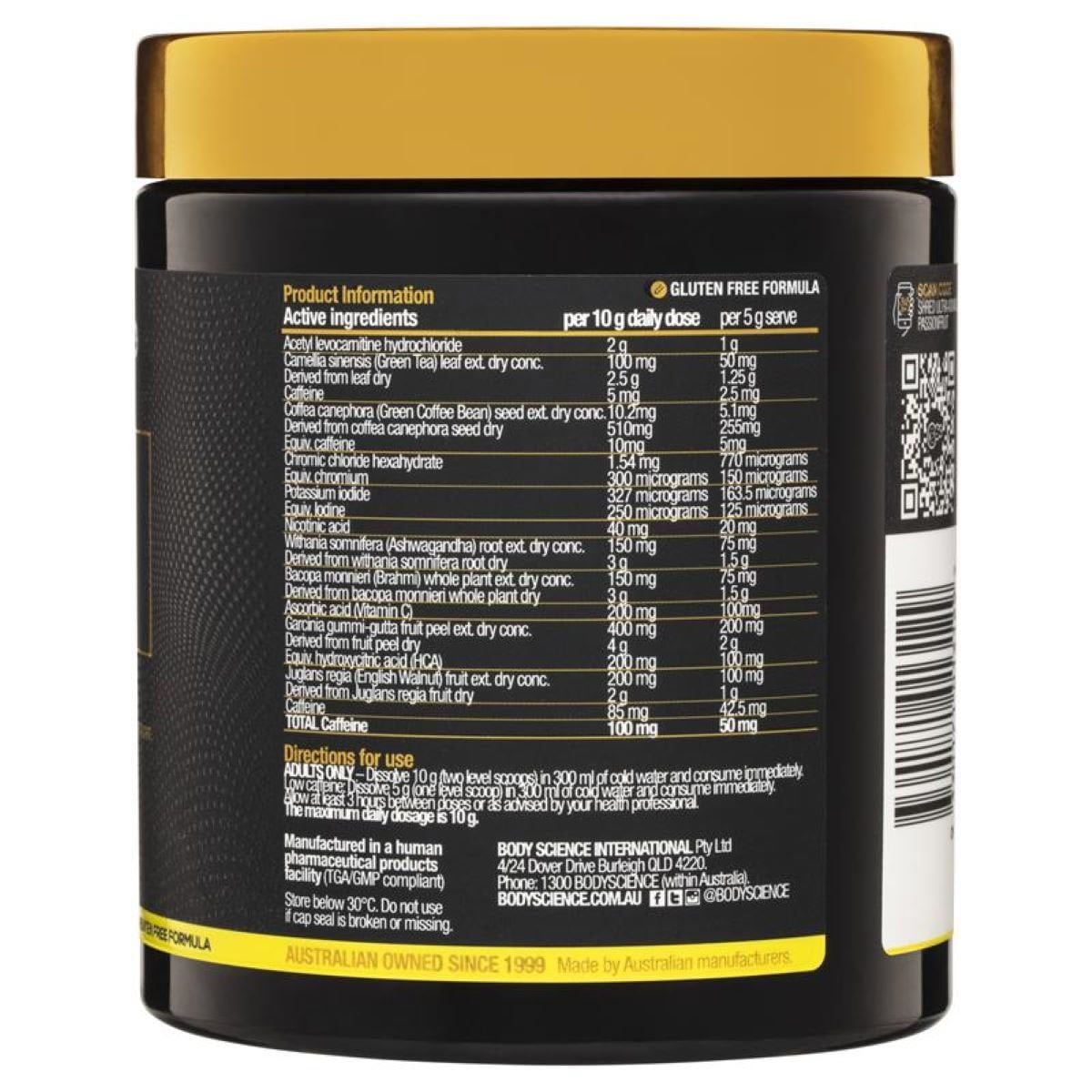 BSc Body Science Shred Ultra Advanced Passionfruit 300g