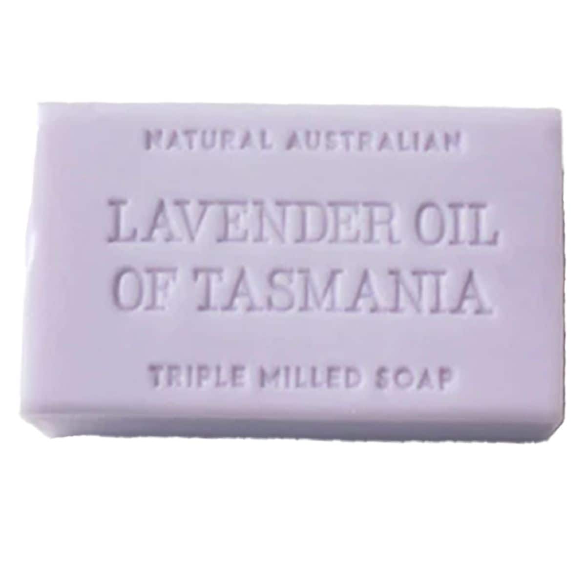 Natural Australian Triple Milled Lavender Oil of Tasmania Soap 8 x 200g