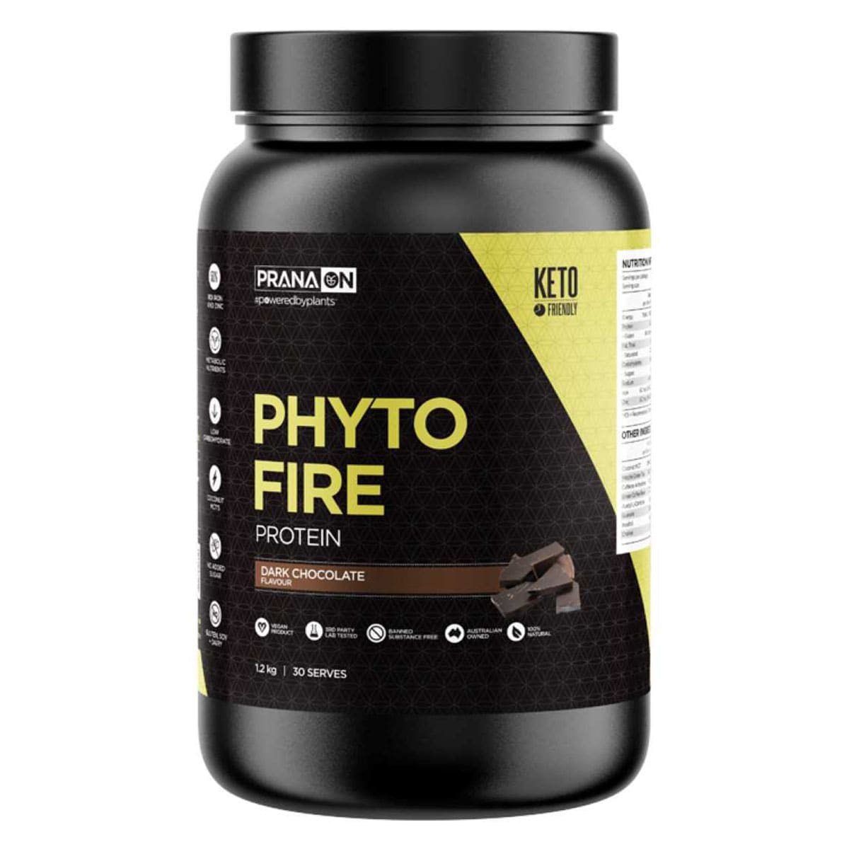 Pranaon Phyto Fire Protein Dark Chocolate 1.2Kg